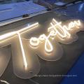 Better Together Neon Lights Signs For Wall Decor Engagement Party Led Tube Sign For Decoration Warm White Electronic Signs